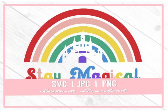 Download Retro Magical Rainbow Castle Kingdom - Retro Collection
